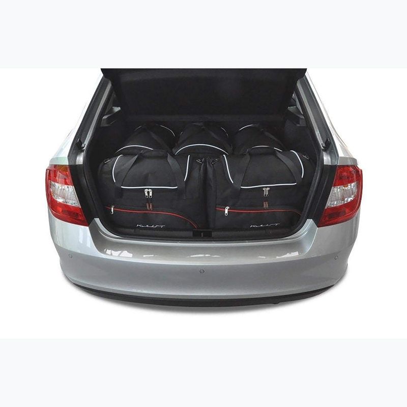Trunk bag set KJUST Skoda Rapid Liftback 2012-2019 5 pcs. black 12