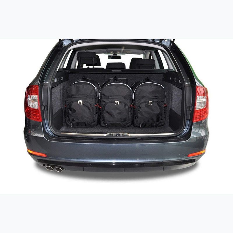 Trunk bag set KJUST Skoda Superb Combi 2010-2015 5 pcs. black 12