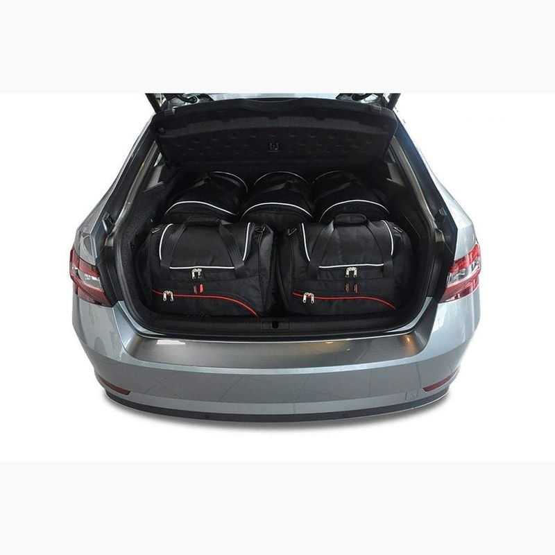 Trunk bag set KJUST Skoda Superb Liftback 2015+ 5 pcs. black 11
