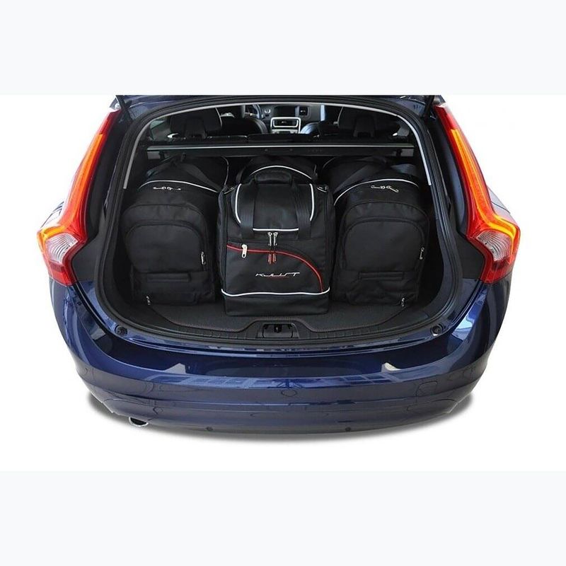 Trunk bag set KJUST Volvo V60 Cross Country 2015-2018 4 pcs. black 16