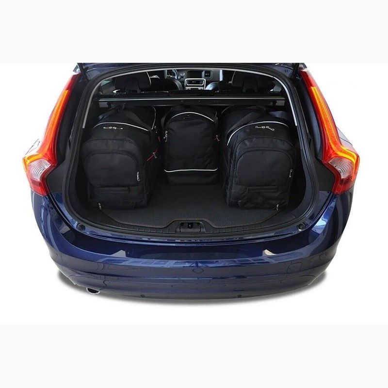 Trunk bag set KJUST Volvo V60 Cross Country 2015-2018 4 pcs. black 17