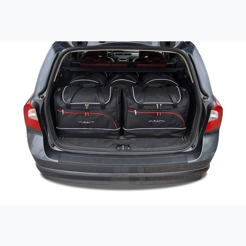 Trunk bag set KJUST Volvo V70 2007-2016 5 pcs. black 16
