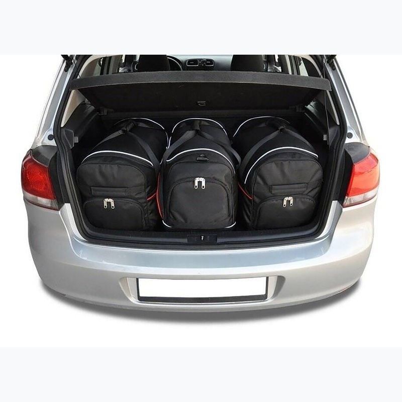 Trunk bag set KJUST Volkswagen Golf Hatchback 2008-2012 3 pcs. black 15