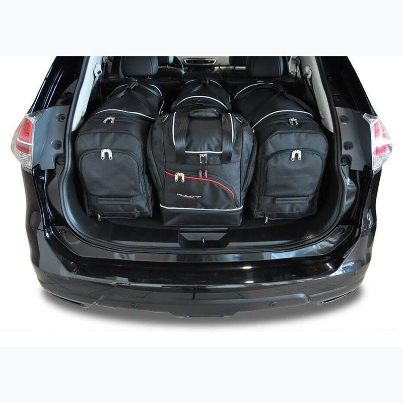 KJUST Nissan X-Trail 2014-2022 luggage compartment bag set 4 pcs black. 13