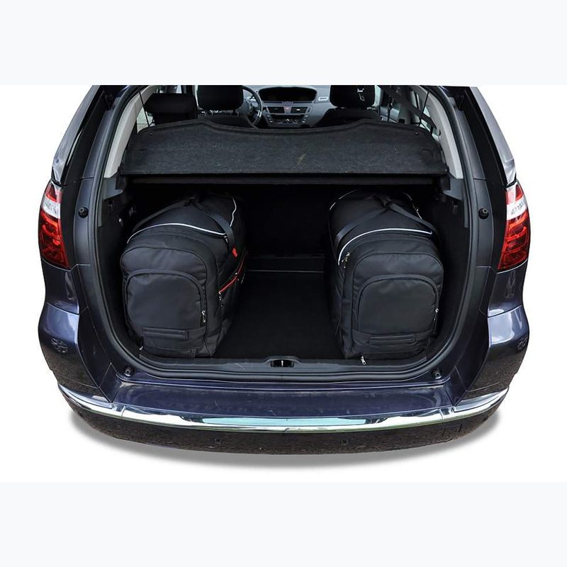 Trunk bag set KJUST Citroen C4 Picasso 2007-2013 4 pcs black 17