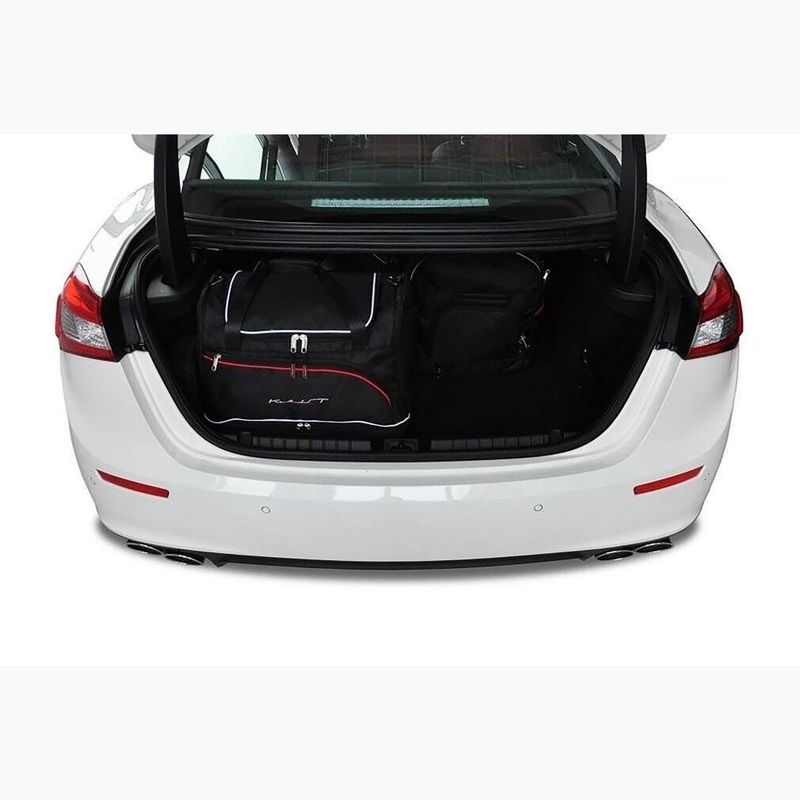 KJUST Maserati Ghibli 2013+ 4 luggage compartment bag set black. 15