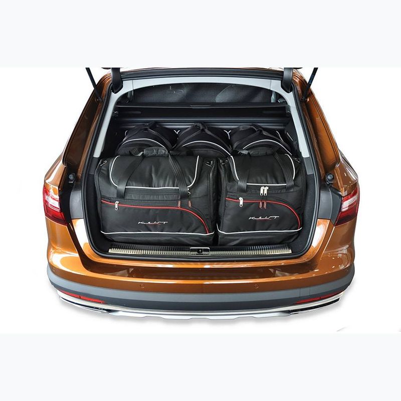 KJUST Audi A4 Avant 2015+ trunk bag set 5 pcs black 16