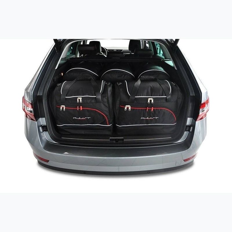 Trunk bag set KJUST Skoda Superb Combi 2015-2023 5 pcs. black 11