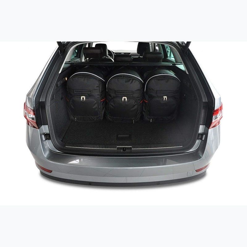 Trunk bag set KJUST Skoda Superb Combi 2015-2023 5 pcs. black 12