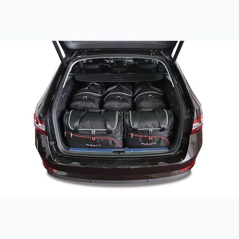 Trunk bag set KJUST Skoda Superb Combi 2015-2023 5 pcs. black 12