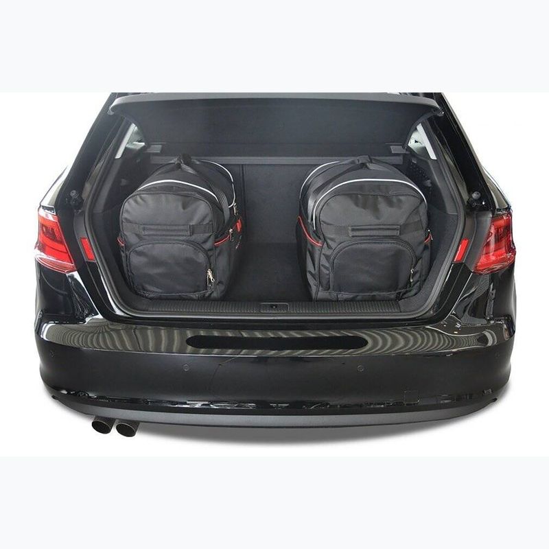 KJUST Audi A3 trunk bag set 2012-2020 3 pcs black 16