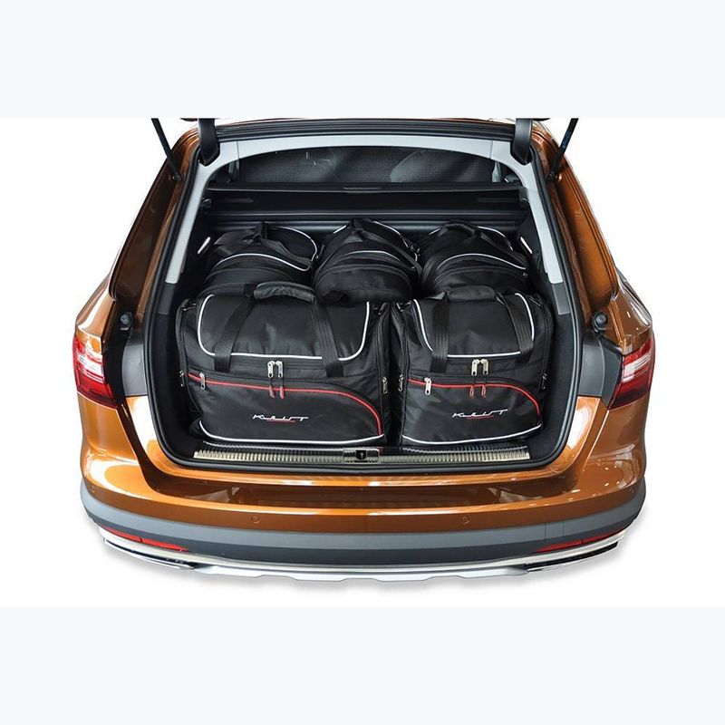 KJUST Audi A4 Avant 2015+ trunk bag set 5 pcs black 18