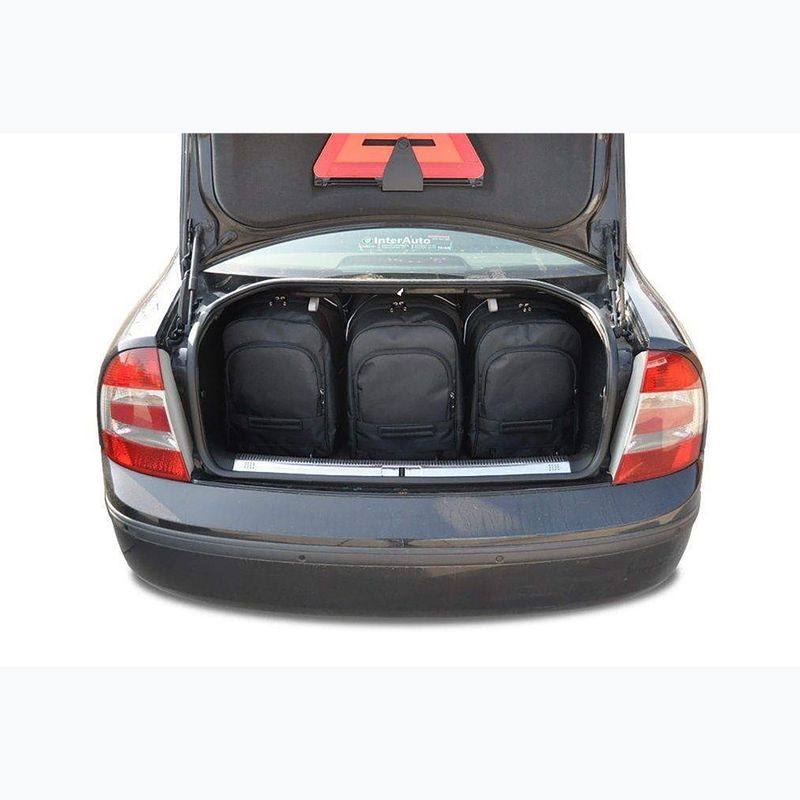 Trunk bag set KJUST Skoda Superb Limousine 2001-2008 5 pcs. black 13