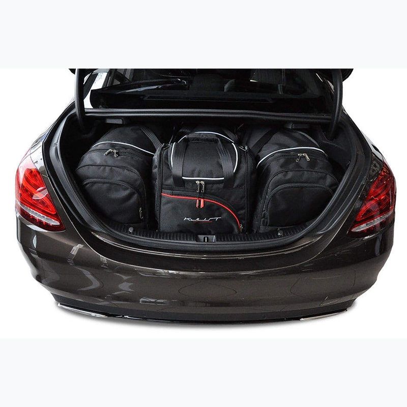 KJUST Mercedes-Benz C Limousine luggage compartment bag set 2013-2021 4 pcs. black 13