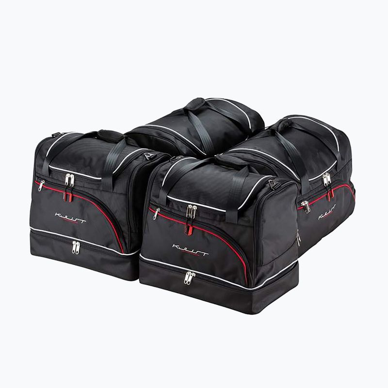 KJUST BMW 6 Coupe 2011+ luggage compartment bag set 4 pcs black