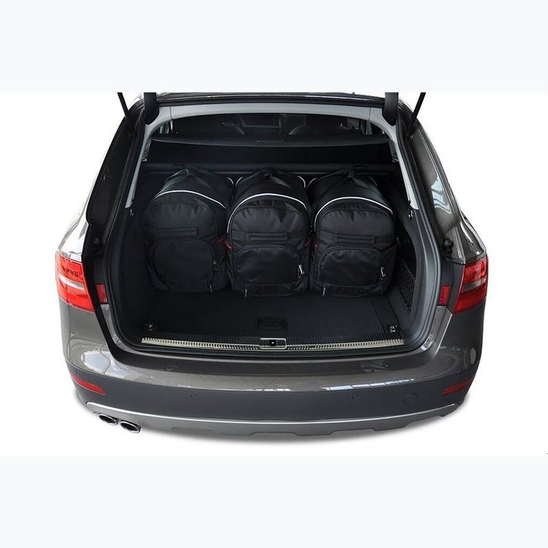 KJUST Audi A4 Allroad Quattro trunk bag set 2008-2015 5 pcs black 18