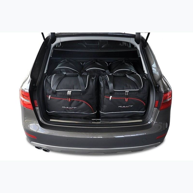KJUST trunk bag set Audi A4 Avant 2008-2015 5 pcs black 16