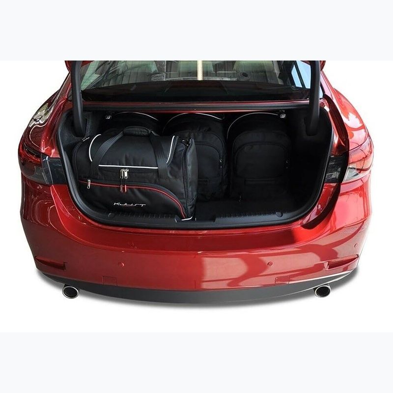 KJUST Mazda 6 Limousine 2012+ 5 luggage compartment bag set black. 12