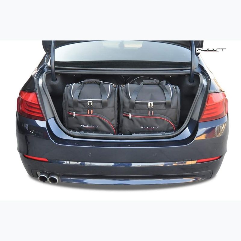 KJUST BMW 5 Limousine boot bag set 2010-2017 4 pcs black 16