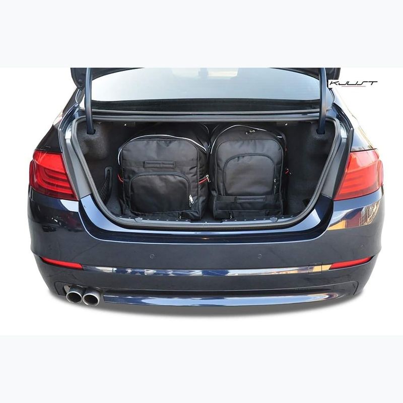 KJUST BMW 5 Limousine boot bag set 2010-2017 4 pcs black 17