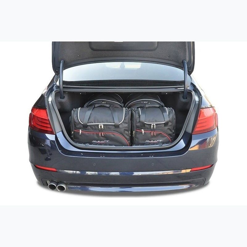KJUST BMW 5 Limousine boot bag set 2010-2016 4 pcs black 14