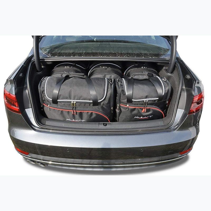 KJUST trunk bag set Audi A4 Limousine 2015+ 5 pcs black 17