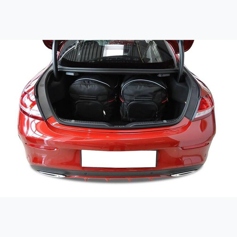 KJUST Mercedes-Benz C Coupe 2014-2021 luggage compartment bag set 4 pcs. black 13