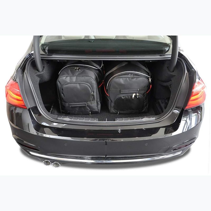 KJUST BMW 3 Limousine boot bag set 2012-2018 4 pcs black 20
