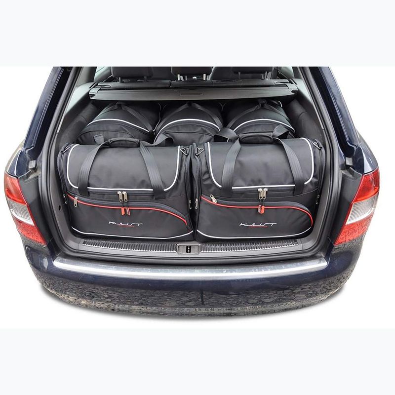 KJUST trunk bag set Audi A4 Avant 2001-2004 5 pcs black 16
