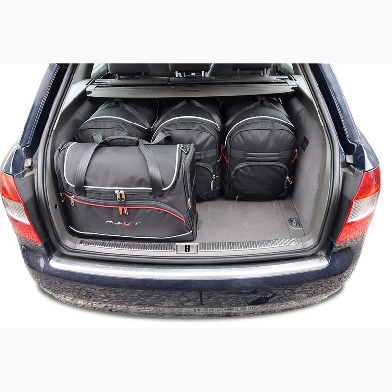 KJUST trunk bag set Audi A4 Avant 2001-2004 5 pcs black 17