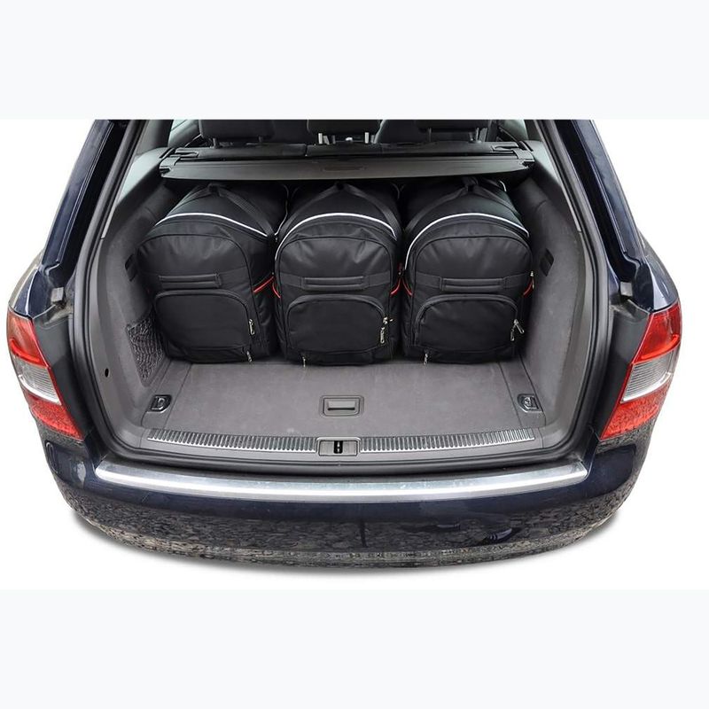 KJUST trunk bag set Audi A4 Avant 2001-2004 5 pcs black 18