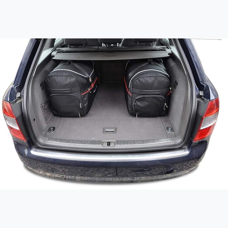 KJUST trunk bag set Audi A4 Avant 2001-2004 5 pcs black 19