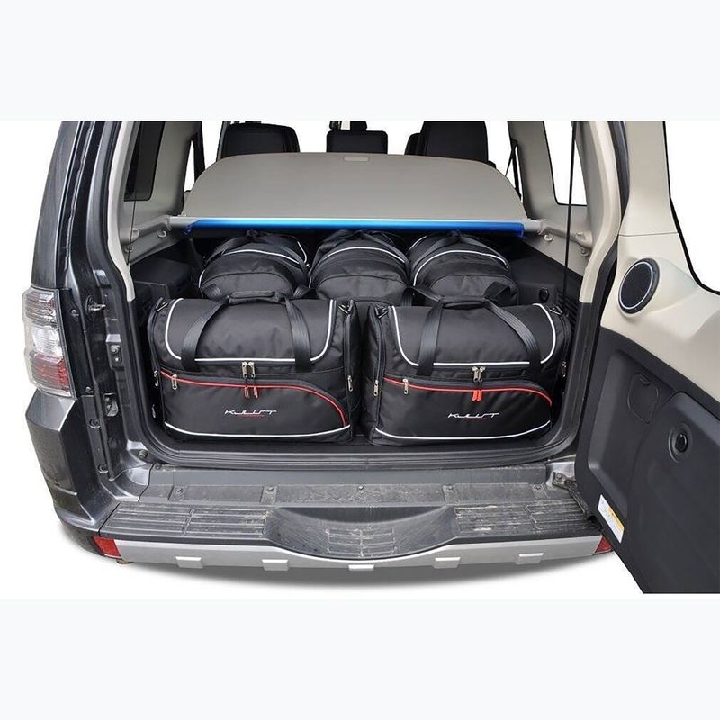 KJUST Mitsubishi Pajero boot bag set 2006-2017 5 pcs black. 11