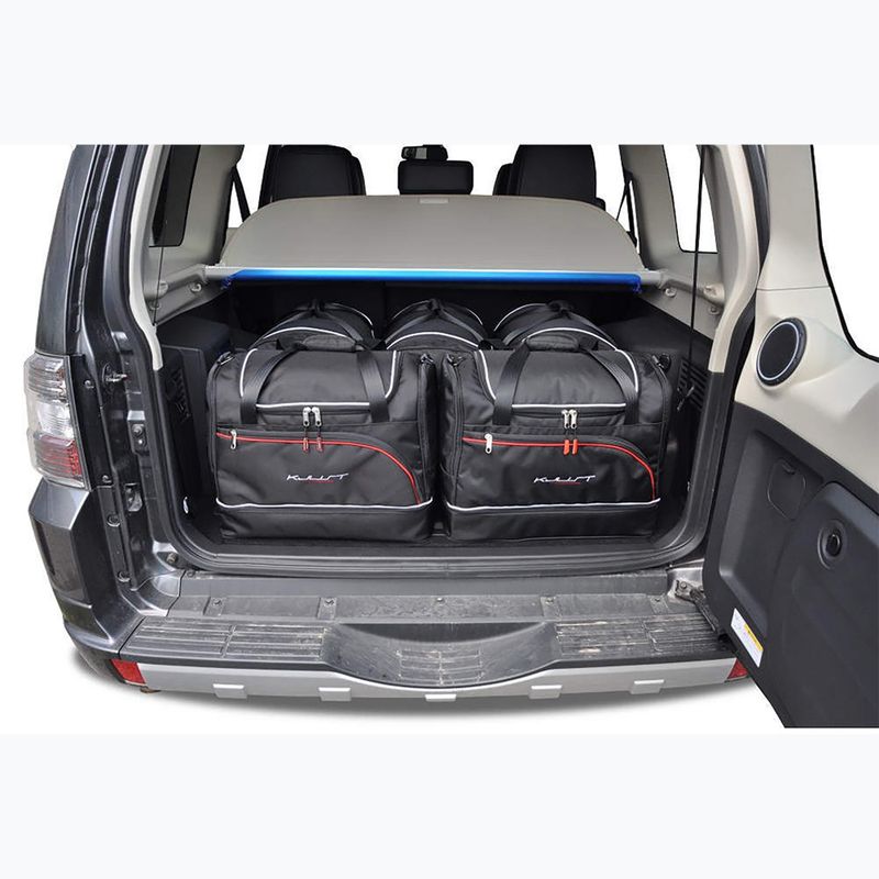 KJUST Mitsubishi Pajero boot bag set 2006-2017 5 pcs black. 11