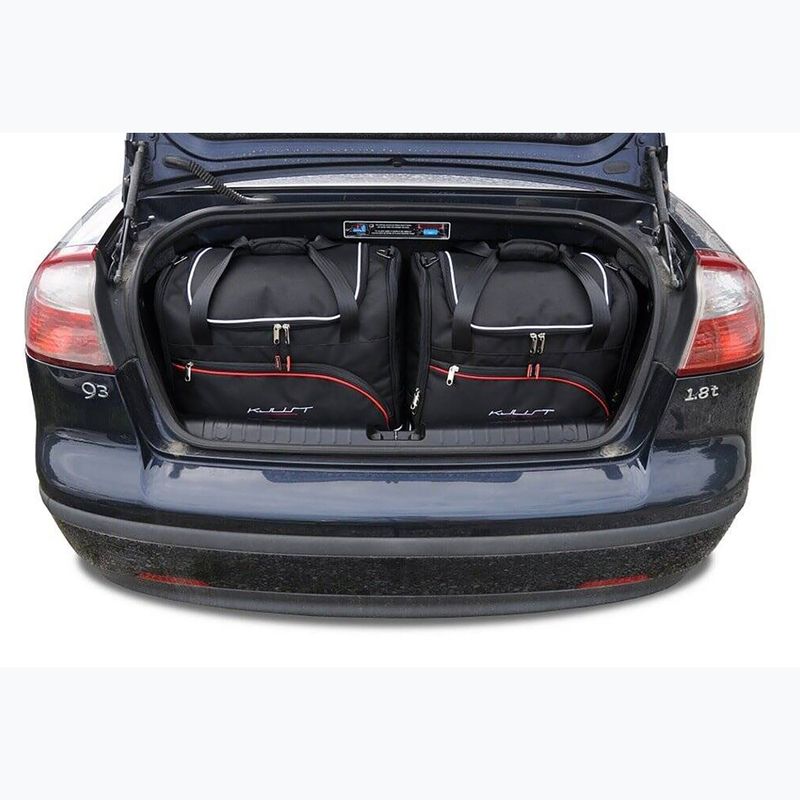 Trunk bag set KJUST Saab 9-3 Cabrio 2002-2015 4 pcs. black 16