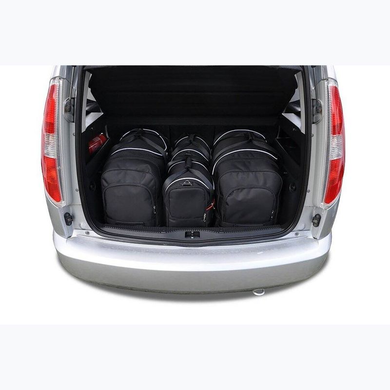 Trunk bag set KJUST Skoda Roomster 2006-2015 4 pcs. black 12