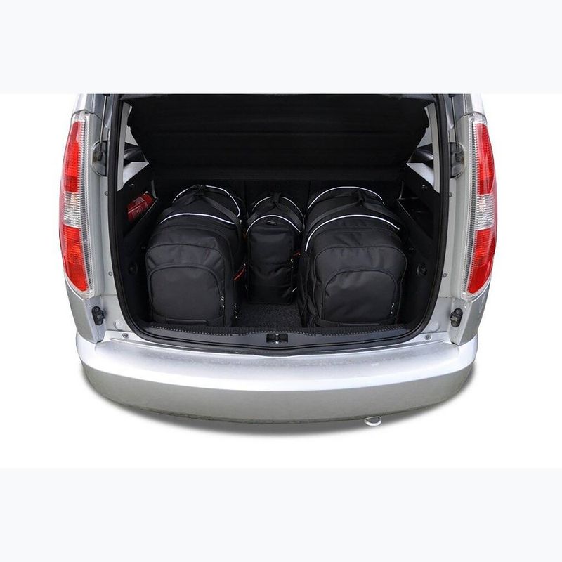 Trunk bag set KJUST Skoda Roomster 2006-2015 4 pcs. black 13