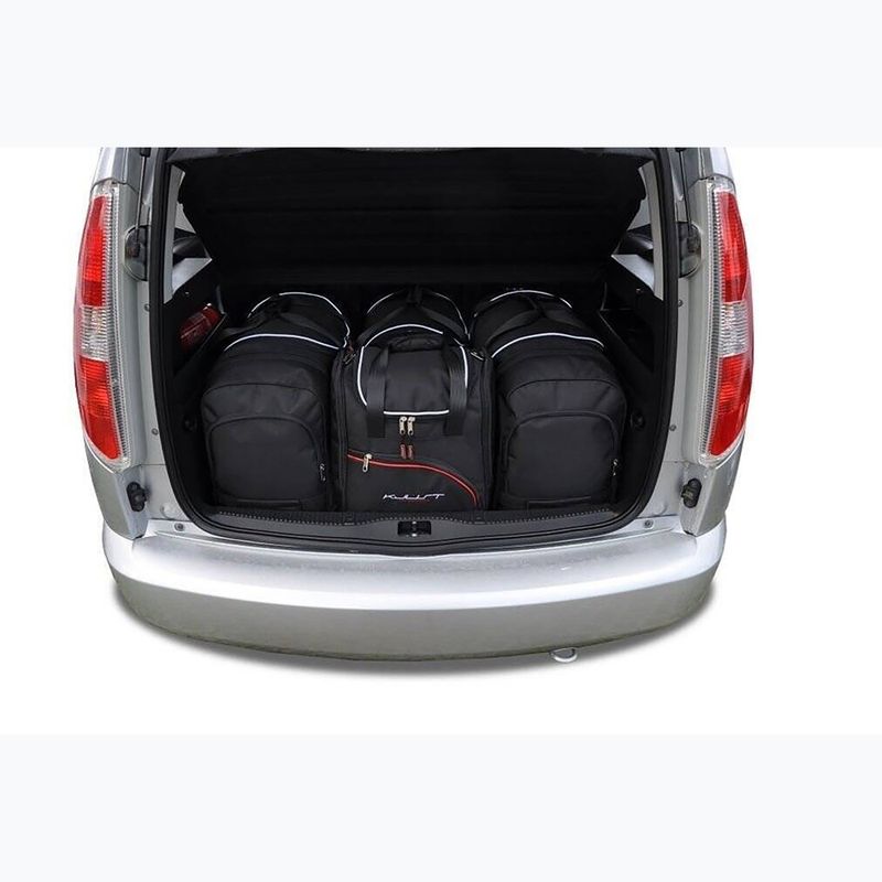 Trunk bag set KJUST Skoda Roomster 2006-2015 4 pcs. black 12