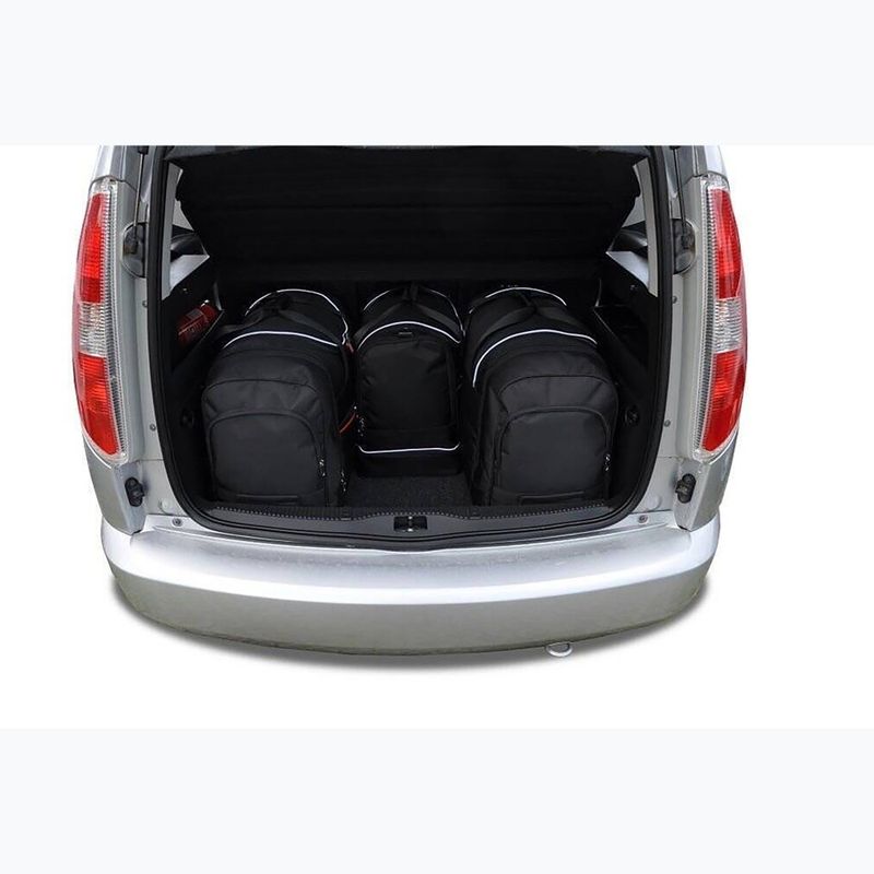 Trunk bag set KJUST Skoda Roomster 2006-2015 4 pcs. black 13