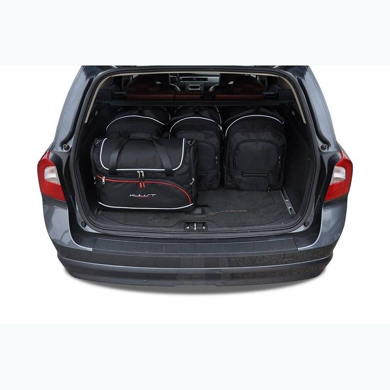 Trunk bag set KJUST Volvo V70 2007-2016 5 pcs. black 18