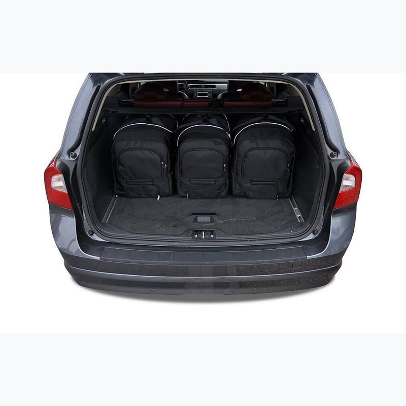 Trunk bag set KJUST Volvo V70 2007-2016 5 pcs. black 19