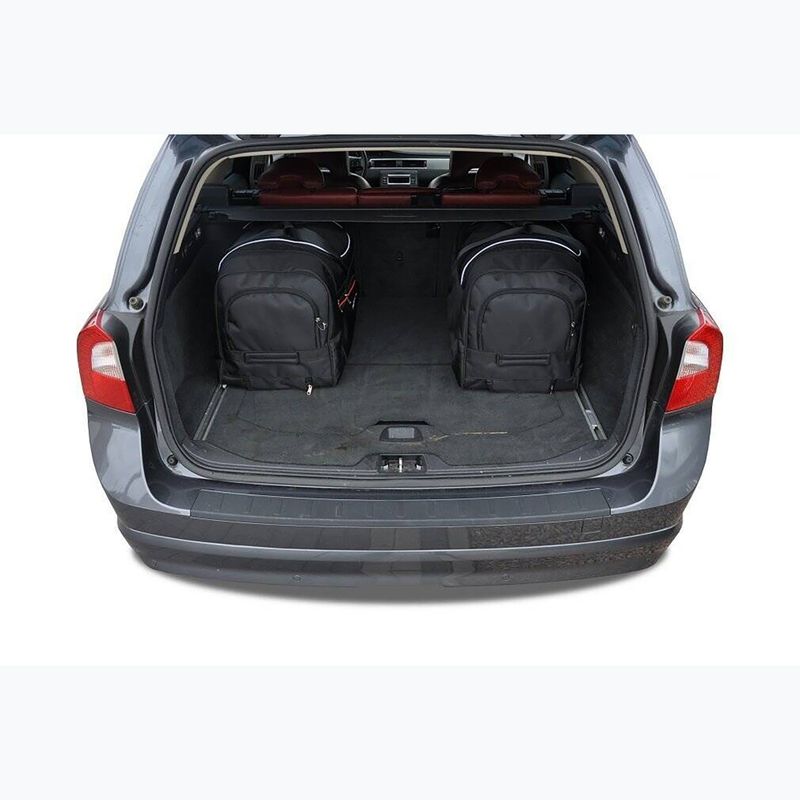 Trunk bag set KJUST Volvo V70 2007-2016 5 pcs. black 20