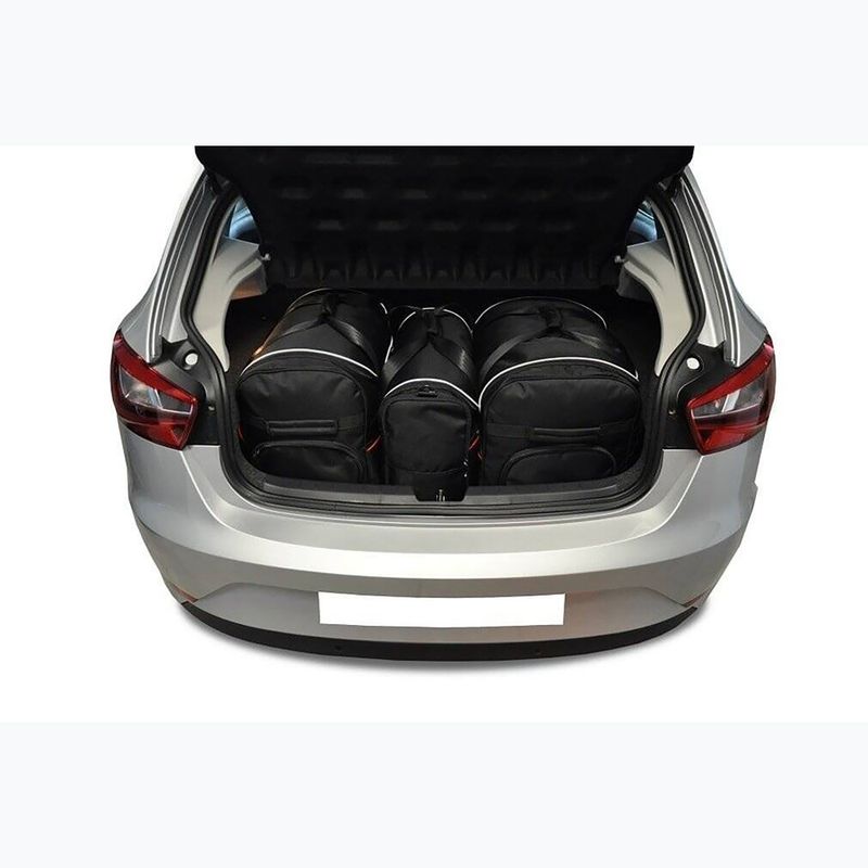 Trunk bag set KJUST Seat Ibiza Hatchback 2008-2017 3 pcs. black 11