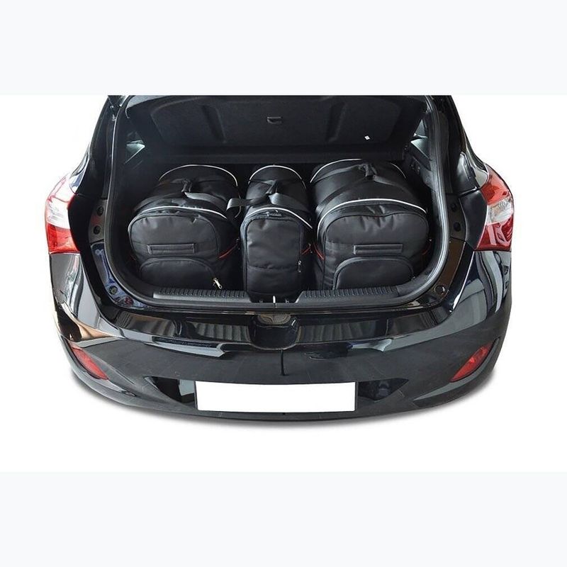 Trunk bag set KJUST Hyundai I30 Hatchback 2012-2016 3 pcs black 14
