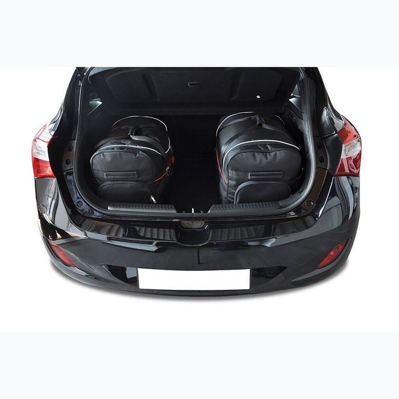 Trunk bag set KJUST Hyundai I30 Hatchback 2012-2016 3 pcs black 15
