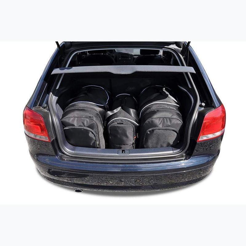KJUST boot bag set Audi A3 2003-2013 3 pcs black 14