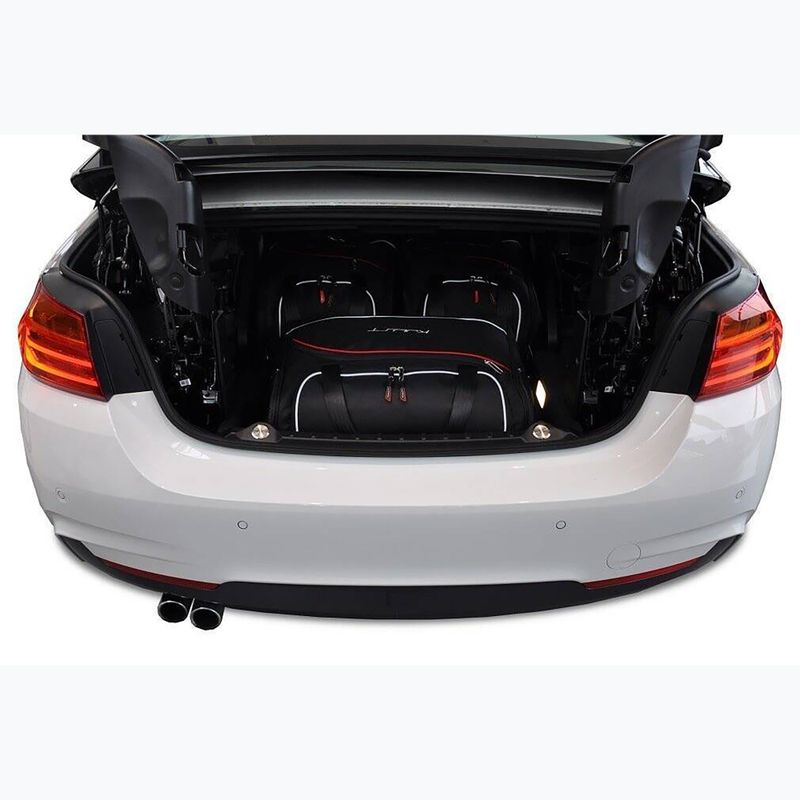 KJUST BMW 4 Convertible boot bag set 2013-2020 3 pcs black 14