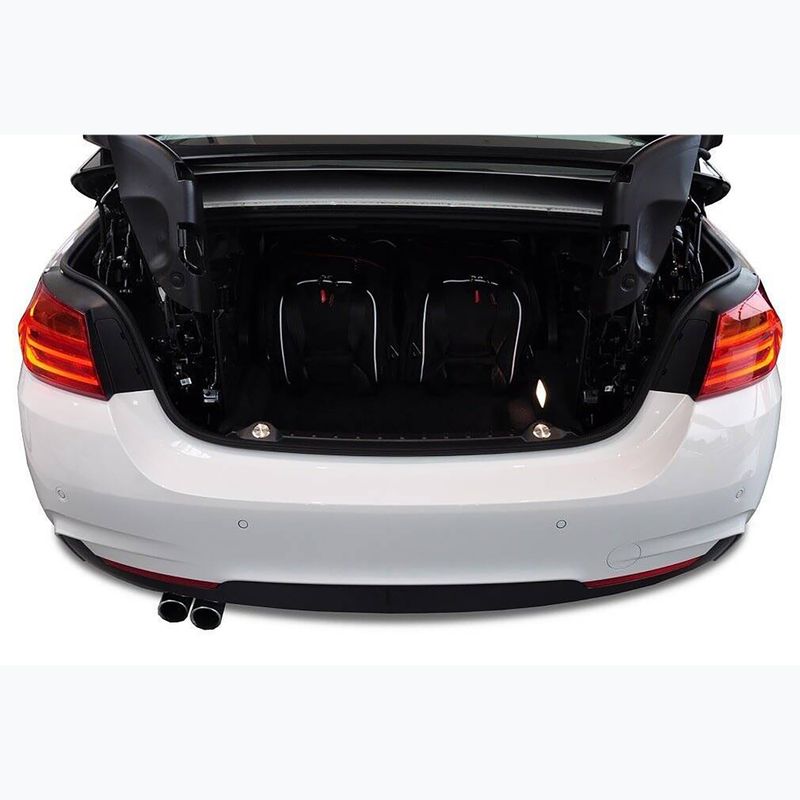 KJUST BMW 4 Convertible boot bag set 2013-2020 3 pcs black 15