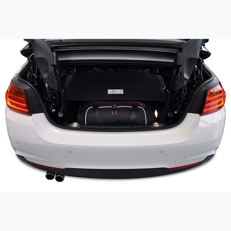 KJUST BMW 4 Convertible boot bag set 2013-2020 3 pcs black 17
