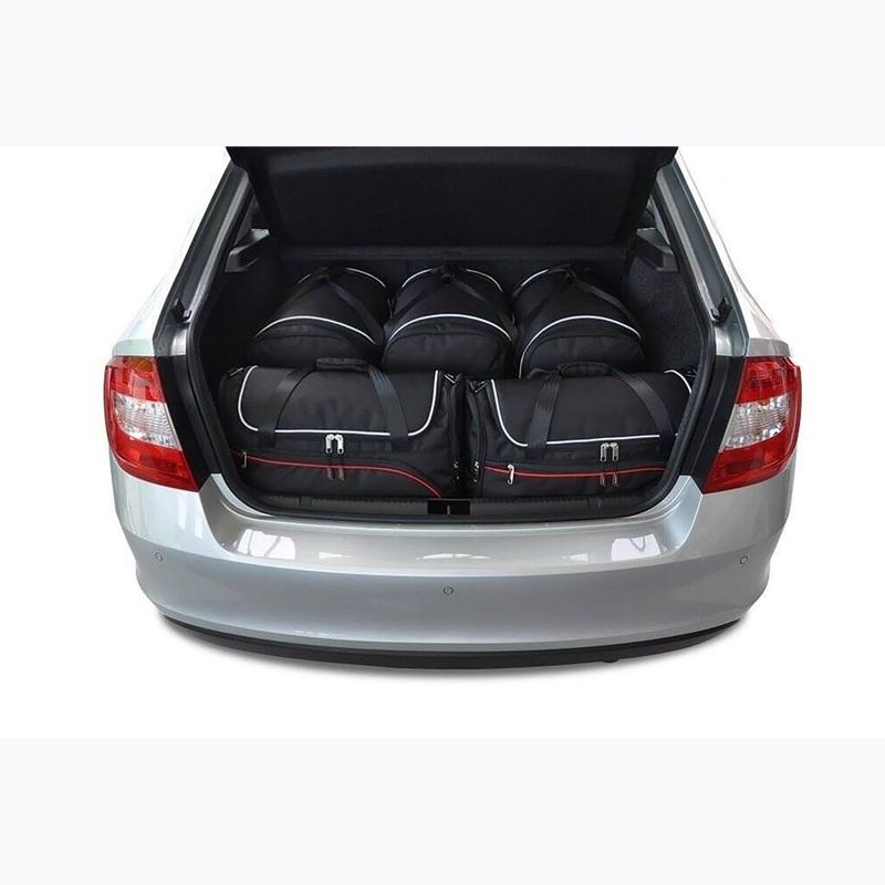 Trunk bag set KJUST Skoda Rapid Liftback 2012-2019 5 pcs. black 12